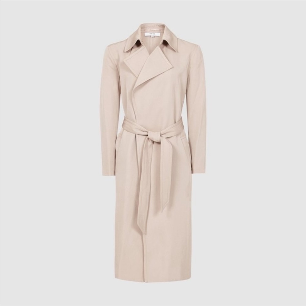REISS Darcie Twill Trench Coat